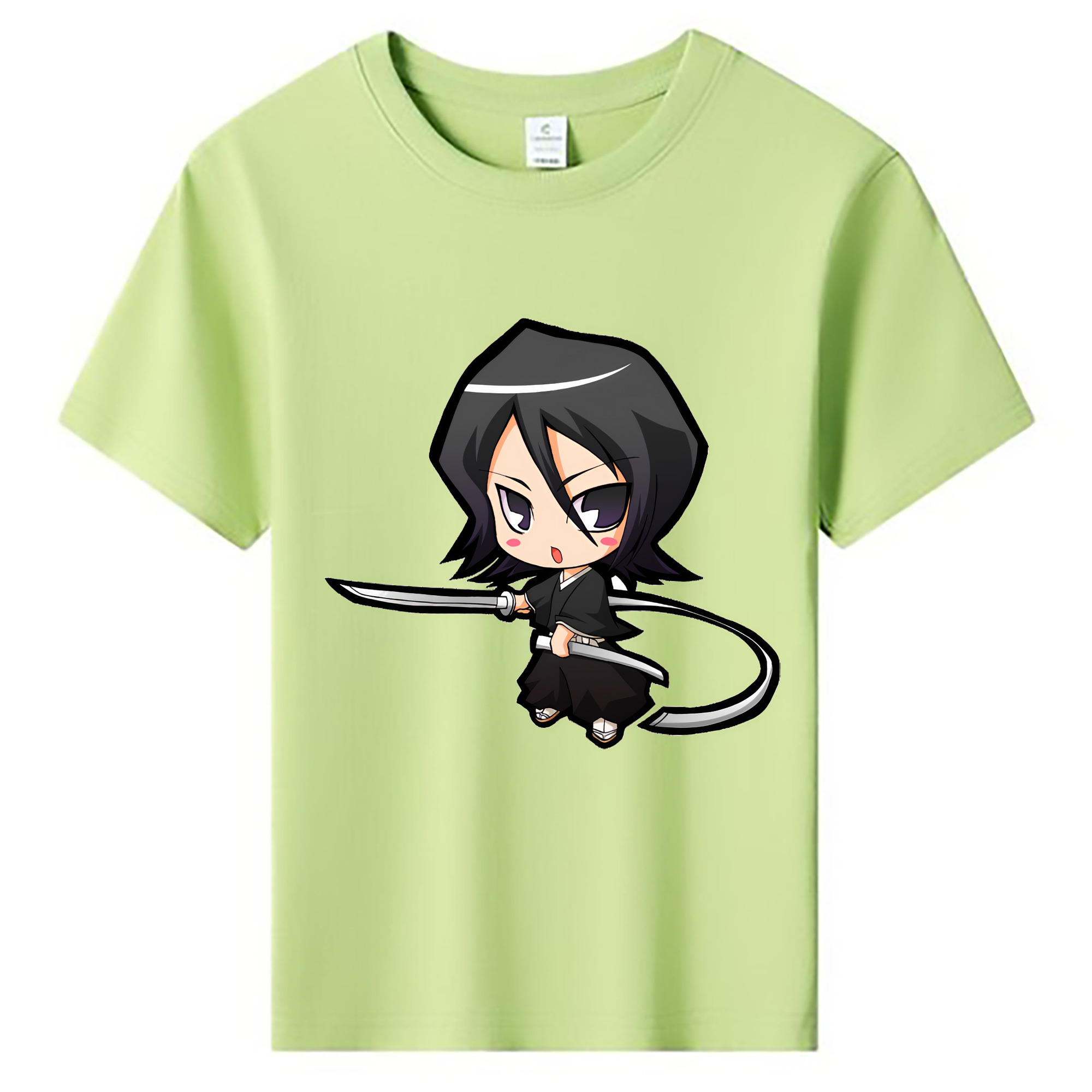 （画像用） ブリーチ 朽木ルキア BLEACH Kuchiki Rukia 綿100％キッズTシャツ（フロントプリント）